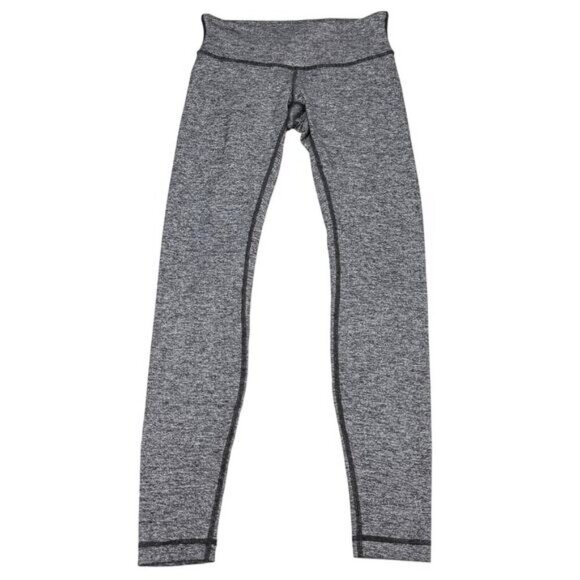 LULULEMON Wunder Under Low-Rise Tight 28" Size 4 Heathered Black - Picture 4 of 9